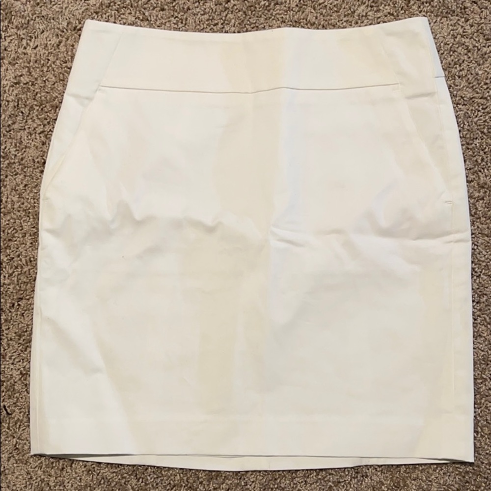 White Pencil Skirt